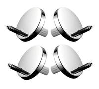 Fixations de charnière de siège de toilette - Kit de remplacement pour | Kit de boulons de charnière de couvercle de toilette, 4 pièces en métal avec écrous d'extension sécurisés pour fixation