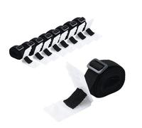 Fixations de rouleau de couverture de piscine - VIDAXL - 8 pcs 1,8 m - Noir - Universelles - Résistantes aux UV