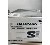 Fixations De Ski Salomon N L7 GW B80 Noires/Blanches #2S2