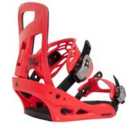 Fixations de snowboard BURTON Men's Freestyle Re:Flex Snowboard Bindings (Geranium Red) Homme S