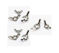 Fixations d'écrous, écrous à oreilles et boulons, écrou à oreilles réglable en acier inoxydable, serrer à la main, écrou à oreilles papillon, boulon à vis, écrous à oreilles