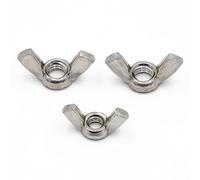 Fixations d'écrous, écrous à oreilles et boulons, écrous à serrer à la main en acier inoxydable 304, écrous papillon, écrous à oreilles M3 M4 M5 M6 M8 M10 M12