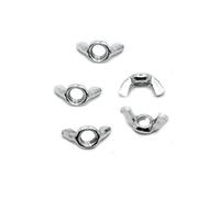 Fixations d'écrous, écrous à oreilles et boulons, faciles à utiliser, en acier au carbone zingué, écrous à serrer à la main, écrous papillon, écrous à oreilles, 5/10 pièces