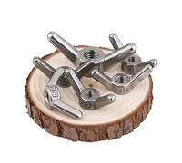 Fixations d'écrous, écrous à oreilles et boulons, serrer la main en acier inoxydable 304, écrou griffes, papillon M6 M8 -m20 M24(M10(10pcs))