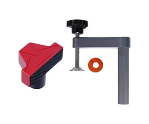 Fixations d'établi compactes en aluminium avec connecteurs en acier pour une installation rapide et un rangement peu encombrant, accessoires de banc à vis d'orthographe