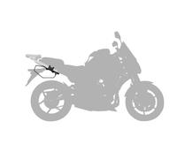 Fixations pour sacoches latérales - SHAD - V-Strom650/XT - Noir - Métal et plastique - Moto