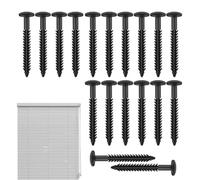 Fixations Pour Volet Roulant,Pointes Pour Volets Noir 7,6 cm - Quincaillerie Pour Loquet Butée Porte Placard Bricolage