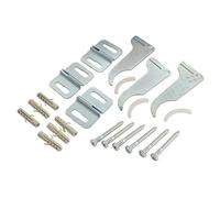Somatherm — Kit 3 fixations pour radiateur aluminium — 6 vis 6x50 mm & 6 chevilles 8x40 mm