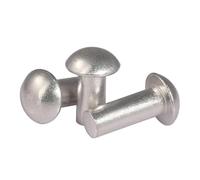 Fixations Rivets Rivets à tête ronde pleine en alliage d'aluminium, auto-perforants, à frapper à la main, M2-M10, 640 pièces(30mm,M10 (20Pcs))