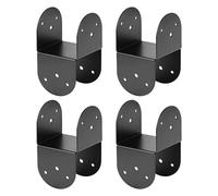 Fixations sommet pour poteau | 4 Supports Métalliques Épais,Supports pour Pergola | Pour Poteau Bois 10x10 Cm Tonnelle Porche Pergola Chalet Et Jardin