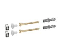 Fixations WC NOYON Tirefonds 6x60 mm Chevilles 8x40 mm - 4213-C2 G