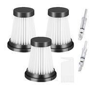 Fixbetter Lot de 3 filtres HEPA pour MOOSOO K12, K12 Pro, K13 Aspirateur sans fil, pour Genius Invictus One 1.0 X7, 2.0 Pièces de rechange pour aspirateur Filtre Filtres de nettoyage ménager