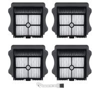 Fixbetter Lot de 4 filtres HEPA pour Tineco iFloor 3/iFloor 3 Breeze Plus/Floor One S3/Floor One S5/Floor One S5 Pro 2 Aspirateur Eau et Poussière sans Fil