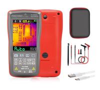 FIXCHIGO Caméra infrarouge 2 en 1 pixel - Caméra infrarouge - ISR240x240 - Résolution d'image 240x240 avec multimètre 10000 unités - Écran tactile - 2,8" - 20°C à 550°C