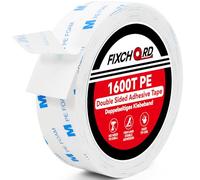 FIXCHORD 1600T PE Ruban Adhésif Double Face Extra Fort, Adhésif Double Face Imperméables, Ruban de Montage Pour Intérieur et Extérieur, Mousse PE, Étanche, Fixation d'Objets 3 m*30 mm