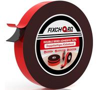 FIXCHORD Ruban Adhésifs Double Face Extra Fort, 10M*25MM Ruban de Montage Double Face, Imperméable et Ultra Résistant aux Hautes Températures Colles Adhesif pour Bureaux,Maison,Fixant,Extérieur