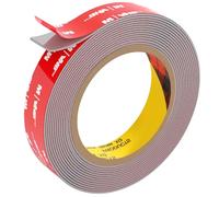 FIXCHORD Ruban Adhésifs Double Face Extra Fort, Ruban Adhésif de Montage Solide et Imperméable pour Bande Lumineuse LED, Voiture, Décoration de la Maison et du Bureau, Gris (15.4FT×0.78IN)