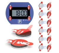 FIXCHORD Ruban Adhésives Magnétiques De Rechange pour Needit Park Lite, 12PCS Tampons Adhésifs pour Disque de Stationnement Électronique, Pad pour Horodateurs pour Pare-brises