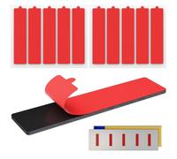 FIXCHORD Tampons Adhésif Double Face, 10 x Tampon Adhésif pour Plaques d'immatriculation, Ruban Adhésif Double Face Extra Fort pour Plaques d'immatriculation de Véhicules