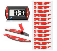 FIXCHORD Tampons Adhésifs de Remplacement pour Needit Park Mini, 12PCS Tampons Adhésifs pour Disque de Stationnement Électronique, Pad pour Horodateurs pour Pare-brises