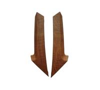 FIXCOR 2 pièces en plastique ABS pour poignée de porte intérieure de voiture pour Toyota pour Camry 2006 2007 2008 2009 2010 2011 (Mahogany Front pair)