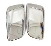 FIXCOR 2pcs Autocollant De Couverture De Cadre Garniture Feu Antibrouillard Arrière Pour Peugeot 3008 GT MK2 2017-2023 Accessoires De Modification (Argent)