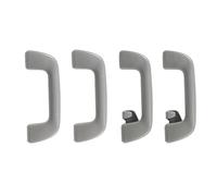 FIXCOR 4Pcs Poignée De Toit Intérieure Pour Toyota Corolla Yaris Vios 2008-2013 Rav4 2005-2012 Poignée De Sécurité De Plafond Supérieure Accoudoir (Light Grey)