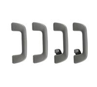 FIXCOR 4Pcs Poignée De Toit Intérieure Pour Toyota Corolla Yaris Vios 2008-2013 Rav4 2005-2012 Poignée De Sécurité De Plafond Supérieure Accoudoir (Dark Grey)