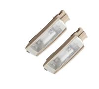 FIXCOR Accessoires Auto Pour Seat Pour Alhambra 7N Pour Ateca Et Pour Leon III Pare-soleil Avant Éclairage De Toit Intérieur Lampe De Lecture(Beige-2PCS)