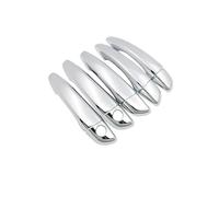 FIXCOR Accessoires De Voiture Pour Peugeot Pour Partner Pour Rifter Chrome Poignée De Porte Cover(5 Handle 2 Keyholes)