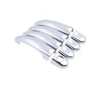 FIXCOR Accessoires Voiture Pour Touran 2013 2014 2003~2015 2012 1ère Génération Tous Modèles Autocollants Style Décoration Couvercle Poignée Porte Chromée(4 Door 1 Keyhole)