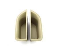 FIXCOR Boîte De Rangement Pour Poignée De Porte Avant Pour Volvo XC70 V70 S80 - Accessoires Intérieurs (2 Pièces)(Beige)