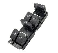 FIXCOR Bouton De Commande De Lève-vitre Électrique Rouge 9 Broches Pour VW Pour Bora Pour Jetta Pour Golf MK4 Pour Passat B5 1J4959857 3BD959857(Silver Window)