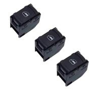 FIXCOR Bouton De Commande De Lève-vitre Électrique Rouge 9 Broches Pour VW Pour Bora Pour Jetta Pour Golf MK4 Pour Passat B5 1J4959857 3BD959857(3 PCS)