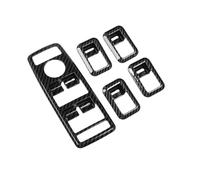 FIXCOR Cache panneau commande lève-vitre en fibre carbone pour B C et E W176 W246 W204 W212 - Décoration automobile(fibre de carbone)
