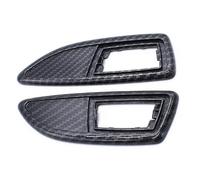 FIXCOR Cadre De Couverture De Lunette De Clignotant Latéral Avant 13250945 1713425 1713426 13250944 Pour OPEL Pour INSIGNIA ASTRA 2008 - 2017 (Carbon fiber texture)