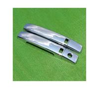 FIXCOR Ensemble Garnitures Poignée Porte Chromées Pour Nissan Pour Pathfinder R51 2006 2007 2008 2005-2012 2009 Pour Accessoires Voiture 4portes Autocollants(2 Buttons)