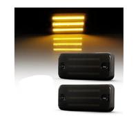 FIXCOR Feu Clignotant Latéral 2 Pièces LED Feux De Position Latéraux Dynamiques Clignotants De Voiture Pour DAF LF 45/55 CF 65/75/85 2001-2013 (2 PCS Noir)