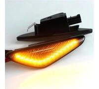 FIXCOR Feu Clignotant Latéral 2 pièces séquentiel dynamique coulant LED feu de position latéral clignotant clignotant pour E70 X5 F25 X3 E71 X6 2007-2013 (2pcs Dynamic)