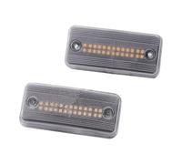 FIXCOR Feu Clignotant Latéral Pour MAN F 2000 2 Pièces Clignotant Dynamique Voyant LED Feu De Position Latéral 2001 (2PCS-Dynamic Crystal)