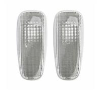 FIXCOR Feu Clignotant Latéral Pour Mercedes Pour Benz Vaneo W414 W638 2 Pièces Feu De Position Latéral Clignotant Sans Ampoule 2108200921 Remplacement 1995-2003 (Blanc)