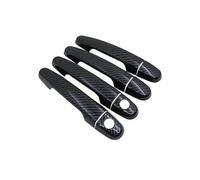FIXCOR Fibre Carbone Noire Pour Toyota Pour Yaris Pour Vitz XP90 2006 2007 2008 2009 2010 2011 Poignée Porte Autocollant Décoration Accessoires De Voiture(Handle 2 Keyhole)