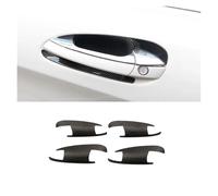 FIXCOR Garniture De Couvercle De Poignée De Porte Chromée Pour Mercedes Pour Benz B C E GLK ML GL GLE GLS Classe 4 Pièces(Carbon Fiber color)