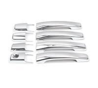 FIXCOR Garniture De Couvercle De Poignée De Porte Extérieure Accessoires De Voiture Pour Mitsubishi Pour Pajero V80 V93 V95 V97 V98 2007 2008 2009-2021 (A)