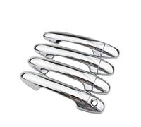 FIXCOR Garnitures Couvercle Poignée Porte Latérale Chromées Extérieures Voiture Pour Toyota Pour RAV4 Pour RAV-4 2013 2014 2015 ABS Chrome 8PCS/SET