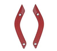 FIXCOR Garnitures De Poignées De Porte Intérieures Pour Jeep Pour Wrangler JK JKU 2011-2017 Gauche/droite - Références : 1RC72JAHAD Et 1RC72JAHAE(Carbon red print)