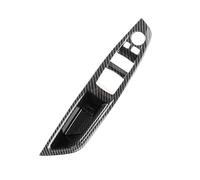 FIXCOR Housse de protection pour poignée de porte intérieure de voiture en fibre de carbone pour Série 5 F10 F18 2011 2012-2017 (Carbon Driver LHD)