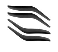 FIXCOR Lot de 4 poignées intérieures pour accoudoir de porte passager, poignée intérieure pour X1 E84 2010 2011 2012 2013-2016 (4pcs Matte Black)