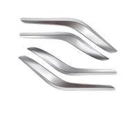 FIXCOR Lot de 4 poignées intérieures pour accoudoir de porte passager, poignée intérieure pour X1 E84 2010 2011 2012 2013-2016 (4pcs Silver)