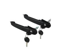 FIXCOR Poignée De Porte Extérieure De Voiture Pour Seat Pour Alhambra 1999 1998 1996-2010 2009 2008 Avec 4 Clés 2 Pièces Accessoires De Voiture
